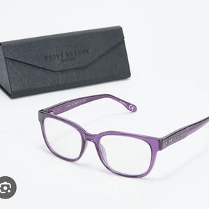 PRIVE REVAUX Purple Frame Anti Blue Light Eyeglasses